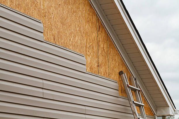 Professional Siding technician working in Amelia Court House, VA